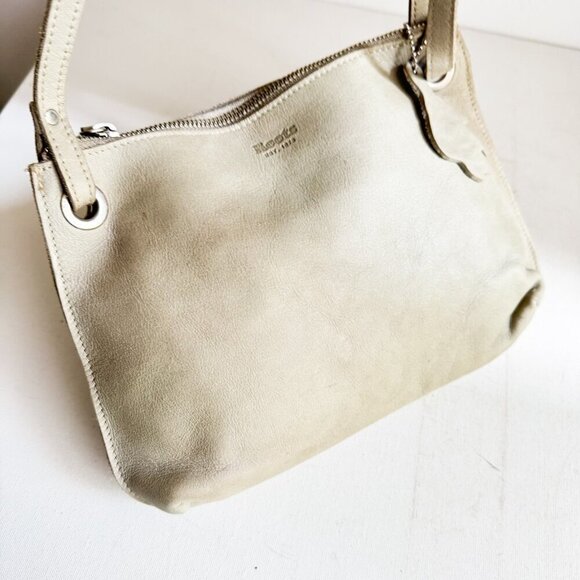 Roots Light Grey Beige Small Classic Crossbody Bag - Picture 7 of 10